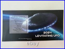 2024 Silver Levitating UFO Coin! Mintage of only 1999