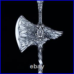 2024 South Korea Angel Sword Halberd of Raphael 2.5 oz Silver Bar Antiqued