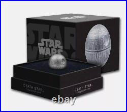 2024 Star Wars Death Star Sphere 100 gram Silver Coin