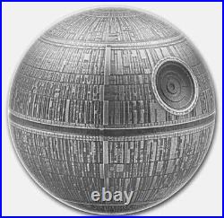 2024 Star Wars Death Star Sphere 100 gram Silver Coin