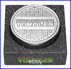 2024 Tuvalu Teenage Mutant Ninja Turtles 40th Ann. 2 oz Silver Antiqued Coin