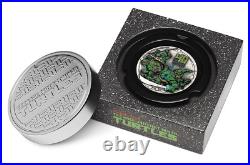 2024 Tuvalu Teenage Mutant Ninja Turtles 40th Ann. 2 oz Silver Antiqued Coin