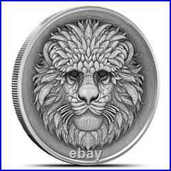 2025 1 oz Antique Fiji Silver Lion Head 3D Coin (Box, CoA, Ultra High Relief) 2025 1 oz Antique Fiji Silver Lion Head 3D Coin (Box, CoA, Ultra High Relief)