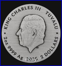 2025 2 Oz 999 Silver Fates Of The Moirai Silver Antiqued High Relief Coin 2025 2 Oz 999 Silver Fates Of The Moirai Silver Antiqued High Relief Coin