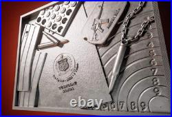 2025 2 oz. 999 Fine Silver Coin Mission X Assault Rifle Samoa 5 Tala Uncirculatd