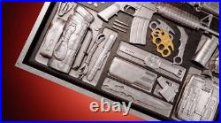 2025 2 oz. 999 Fine Silver Coin Mission X Assault Rifle Samoa 5 Tala Uncirculatd