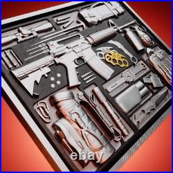 2025 2 oz. 999 Fine Silver Coin Mission X Assault Rifle Samoa 5 Tala Uncirculatd