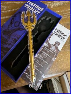 2025 2 oz Republic of Chad. 999 Silver Poseidon Trident Coin COA, High Relief