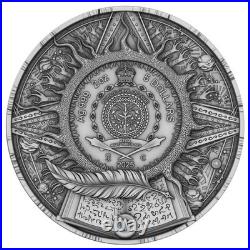 2025 $5 2-oz Cobelliane High Relief Antiqued Silver Coin by T&S Coin 500