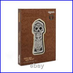 2025 Agoro Warner Bros The Goonies Copper Bones Skeleton Key 2 oz Silver Coin