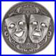 2025-Cameroon-2-oz-Antiqued-Silver-Holed-Mask-Coin-Comedy-Tragedy-01-ogtg