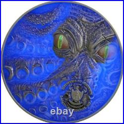 2025 Cameroon 2 oz Antiqued Silver Kraken UV effects with 11.5 oz Copper