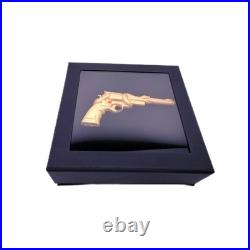 2025 Cameroon 2 oz Silver Gold Gilded Snake Revolver Low Mintage of 199
