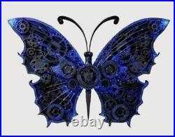 2025 Cameroon 2000 Francs Steampunk Mech Butterfly 2oz Silver UV Glow Antique