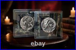 2025 Cameroon Antique Pan God 2 oz. 999 Silver Coin High Relief with Crystal Eye 2025 Cameroon Antique Pan God 2 oz. 999 Silver Coin High Relief with Crystal Eye