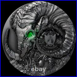 2025 Cameroon Antique Pan God 2 oz. 999 Silver Coin High Relief with Crystal Eye 2025 Cameroon Antique Pan God 2 oz. 999 Silver Coin High Relief with Crystal Eye