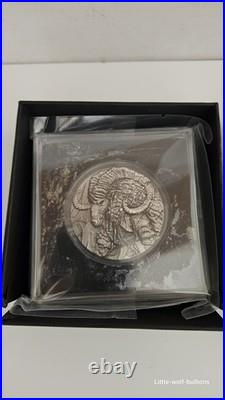 2025 Cameroon Antique Pan God 2oz. 999 Silver Coin High Relief Limited 199pc #29