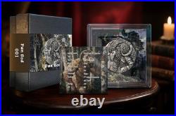 2025 Cameroon Antique Pan God 2oz. 999 Silver Coin High Relief Limited 199pc #29