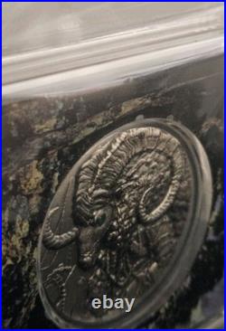 2025 Cameroon Antique Pan God 2oz. 999 Silver Coin Limited Mintage #20 of 199pcs