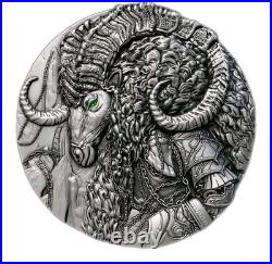 2025 Cameroon Antique Pan God 2oz. 999 Silver Coin Limited Mintage #20 of 199pcs