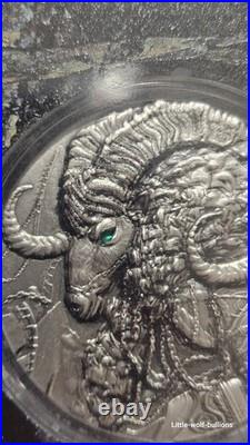 2025 Cameroon Antique Pan God 2oz. 999 Silver Coin Limited Mintage #20 of 199pcs