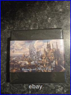 2025 Cameroon Antique Steampunk Mech Eagle 2 oz Silver Coin Steampunk Allegiance