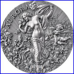 2025 Cameroon Aurora Celestial Beauty 2 oz Antique finish Silver Coin