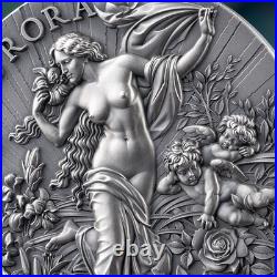 2025 Cameroon Aurora Celestial Beauty 2 oz Antique finish Silver Coin