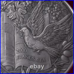 2025 Cameroon Bible Stories The Annunciation 2 oz Silver High Relief Coin 2025 Cameroon Bible Stories The Annunciation 2 oz Silver High Relief Coin