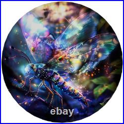 2025 Cameroon Dragonfly in Fairyland 1 oz silver Antiqued 120mm coin