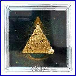 2025 Cameroon Gold Gilded Digitized Eye of Providence 2 oz. 999 Silver Coin 2025 Cameroon Gold Gilded Digitized Eye of Providence 2 oz. 999 Silver Coin