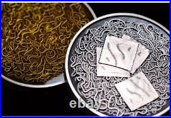 2025 Cameroon Instant Noodle 2 oz Silver Antiqued Colorized Coin