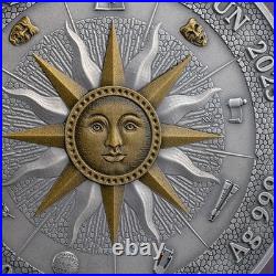 2025 Cameroon Melpomene & Thalia The Nine Muses 2 oz Antique finish Silver Coin