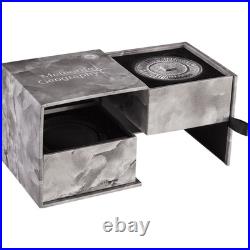 2025 Cameroon Meteorite Geography Nantan 50g Silver Antiqued Coin