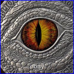 2025 Cameroon Mythical Hydra The Dragonology 2 oz Antique finish Silver Coin