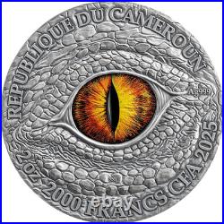 2025 Cameroon Mythical Hydra The Dragonology 2 oz Antique finish Silver Coin 2025 Cameroon Mythical Hydra The Dragonology 2 oz Antique finish Silver Coin