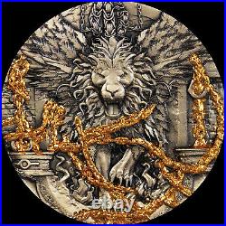 2025 Cameroon Neo Manticore 2 oz Silver coin mintage of 199