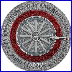 2025 Cameroon Para Bellum Si Vis Pacem 2oz 999 Antique Finish Silver Coin 2025 Cameroon Para Bellum Si Vis Pacem 2oz 999 Antique Finish Silver Coin