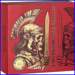 2025 Cameroon Para Bellum Si Vis Pacem 2oz 999 Antique Finish Silver Coin 2025 Cameroon Para Bellum Si Vis Pacem 2oz 999 Antique Finish Silver Coin