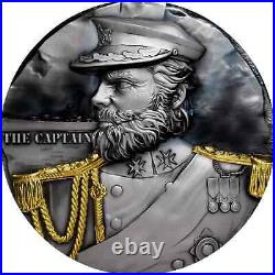 2025 Cameroon Seven Seas The Captain 2 oz Antique Finish Silver coin