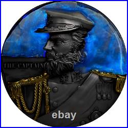 2025 Cameroon Seven Seas The Captain 2 oz Antique Finish Silver coin