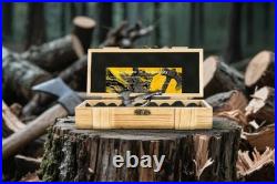 2025 Cameroon The Forgotten Axe Antiqued 2 oz Silver Coin in OGP