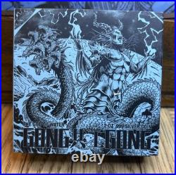 2025 Chad Gong Gong God of Water 2oz 999 Silver Antiqued UHR Mintage 500