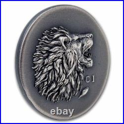 2025 Cook Islands 1 oz Silver Antique Leon (with Box & COA)