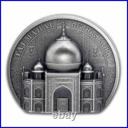 2025 Cook Islands 2 oz Silver Antique Taj Mahal (with Box & COA)