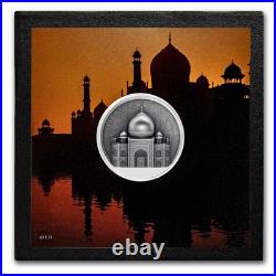 2025 Cook Islands 2 oz Silver Antique Taj Mahal (with Box & COA)