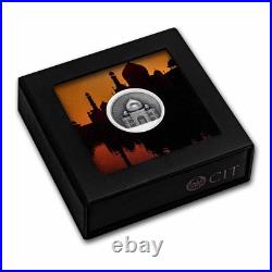 2025 Cook Islands 2 oz Silver Antique Taj Mahal (with Box & COA)