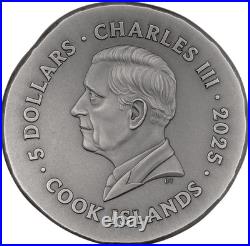 2025 Cook Islands Numismatic Icons Leon 1 oz Silver Antiqued Coin