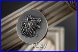 2025 Cook Islands Numismatic Icons Leon 1 oz Silver Antiqued Coin