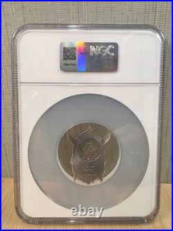 2025 GHANA S5 Cedes VIKING SKULL? 1 oz ANTIQUED SILVER COIN NGC MS 70